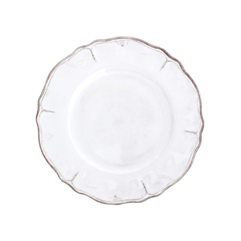 Le Cadeaux Rustica White 9" Melamine Salad Plate - 1 Piece NEW